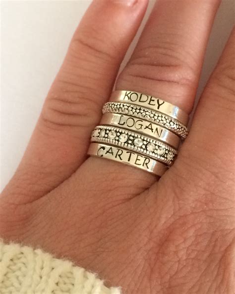 Personalized Rings .